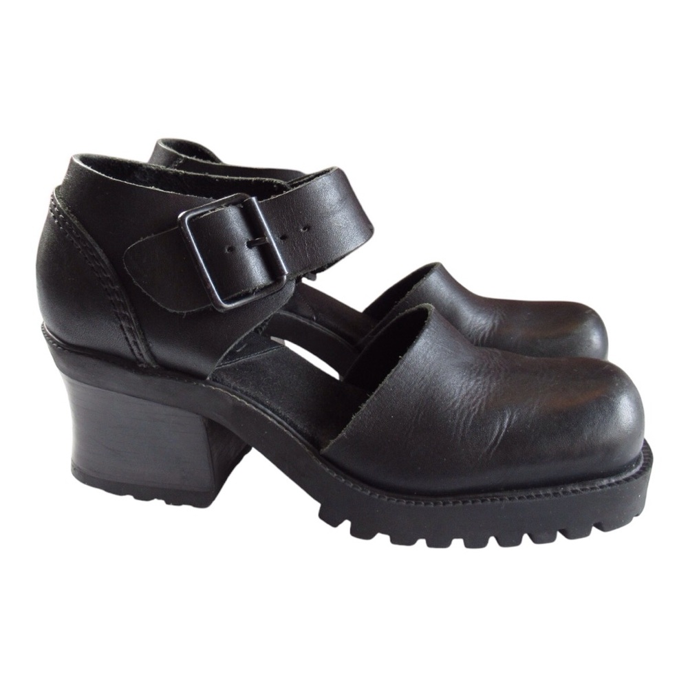 Euro Club Chunky Heels Shoes 90's